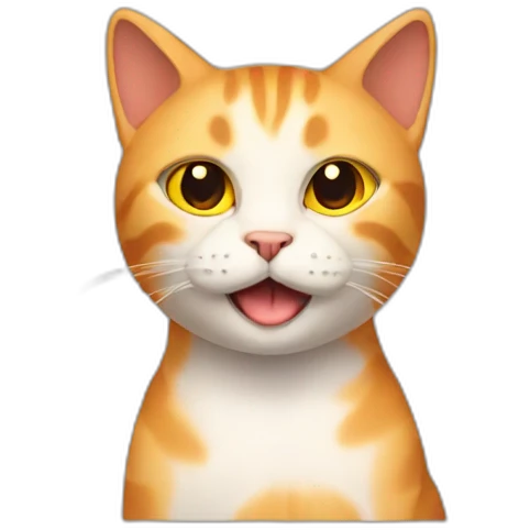 Cat With gin fire emoji
