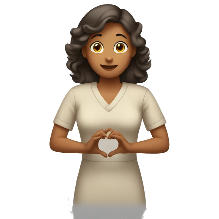mother showing an X with her hands emoji