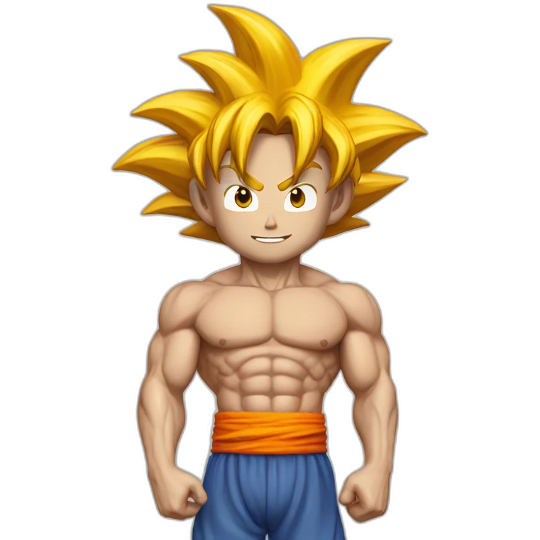 does goku clean nuts? emoji