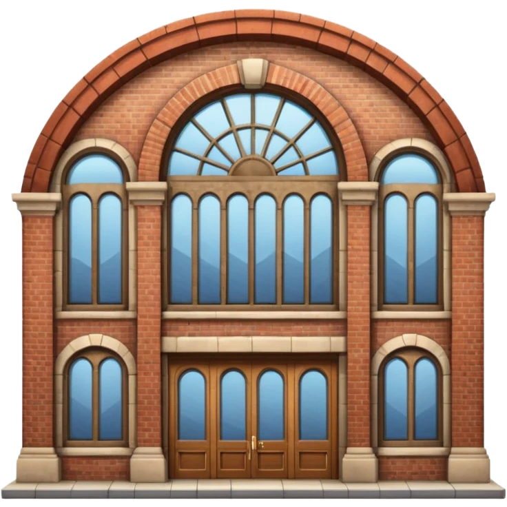 train station building emoji