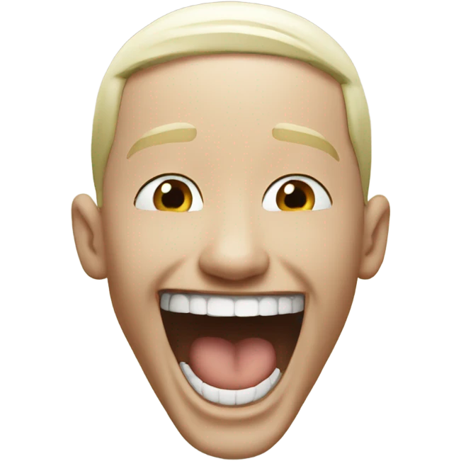 Eminem laughing emoji