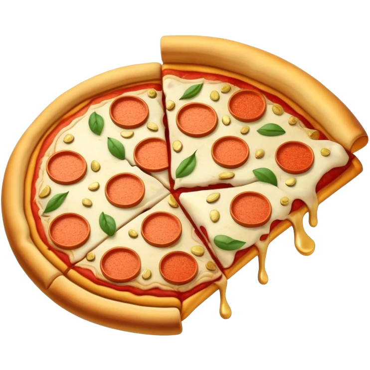 Pizza with gold bars emoji