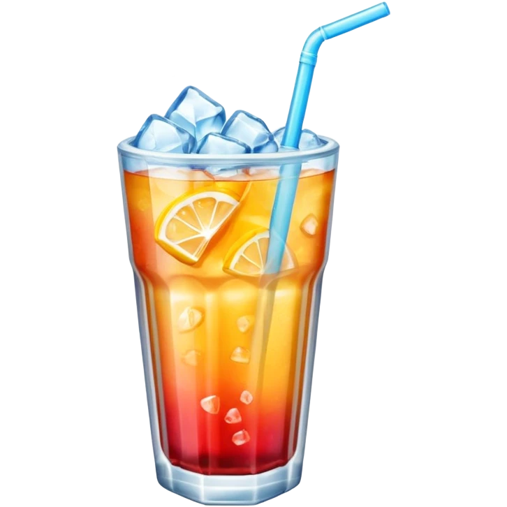 Aesthetic ice cold drink emoji