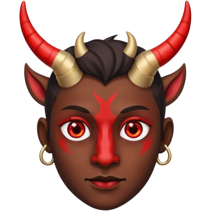 make it look more like a demon emoji