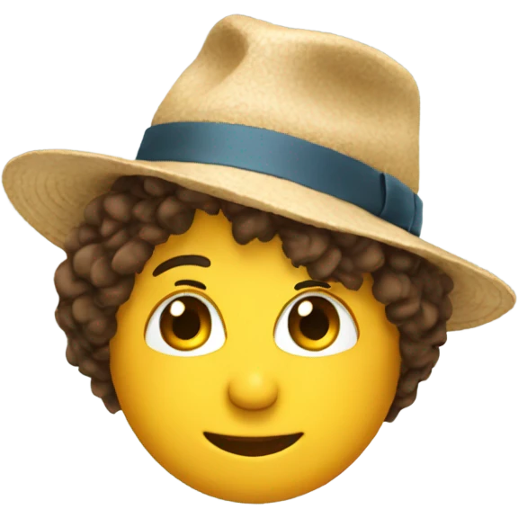Me wearing a hat  emoji