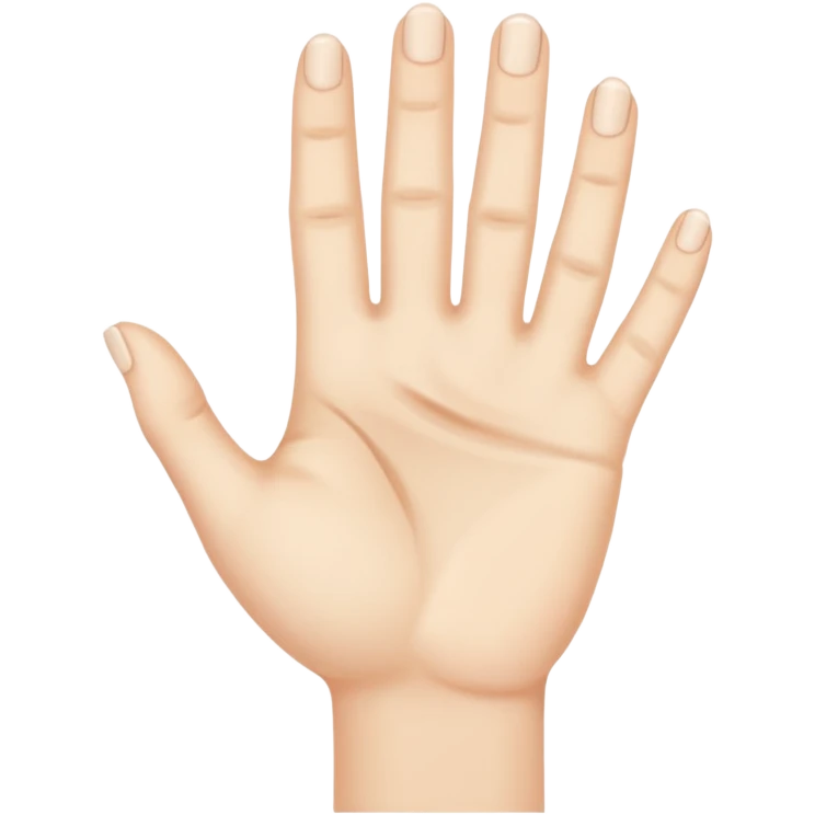 Citing hand emoji