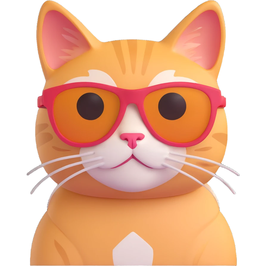 cat wearing sunglasses emoji