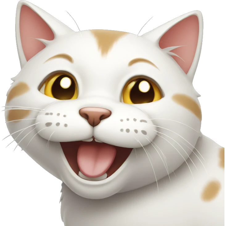 a laughing cat emoji