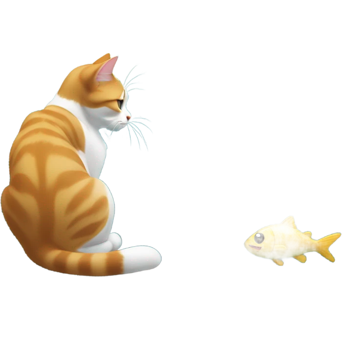 Cat fishing emoji