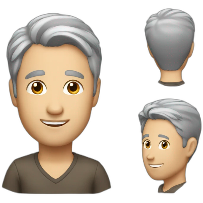 tim hughes gray hair emoji