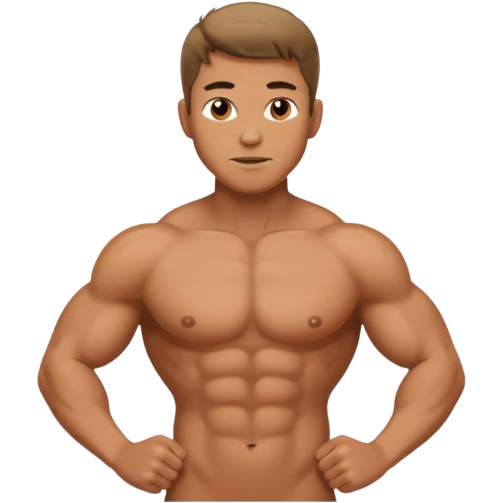 Naked man emoji