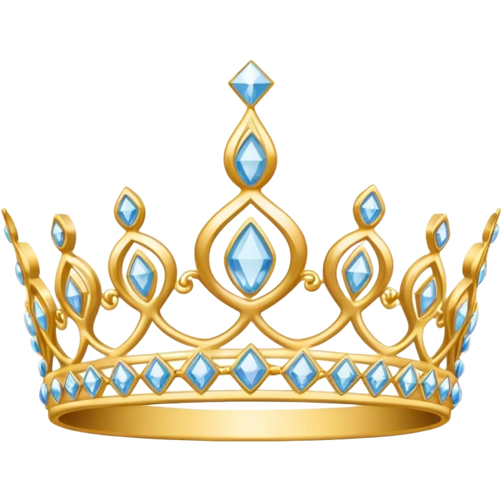 birthday tiara with diamonds emoji