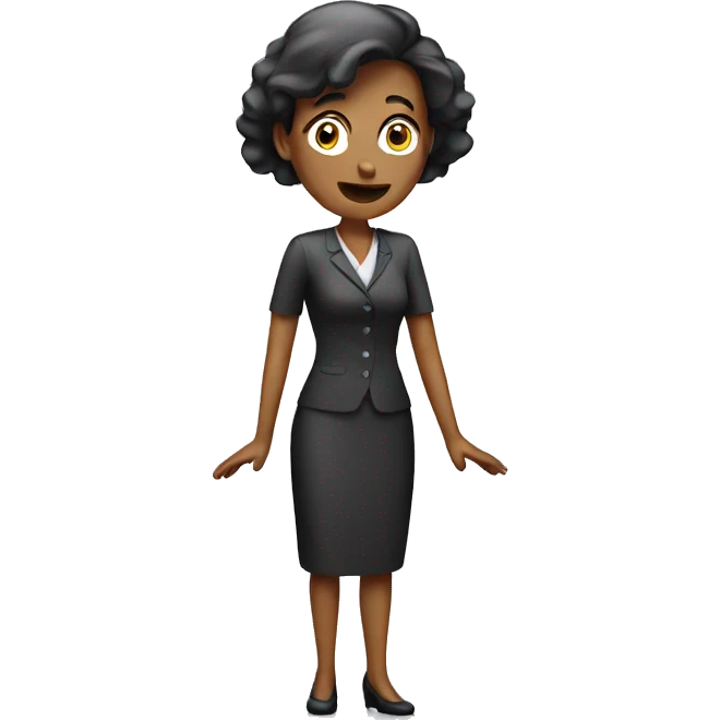 Stressed hostess  emoji