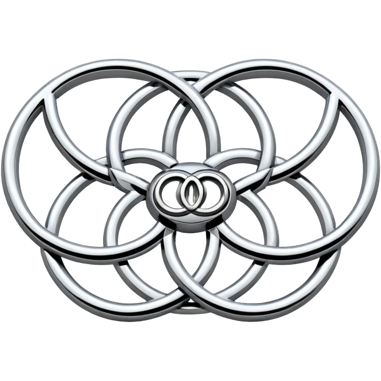 Audi 4 Ringe logo emoji