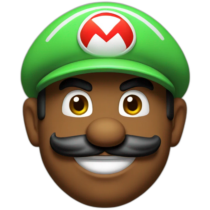 Super Mario doing cool emoji