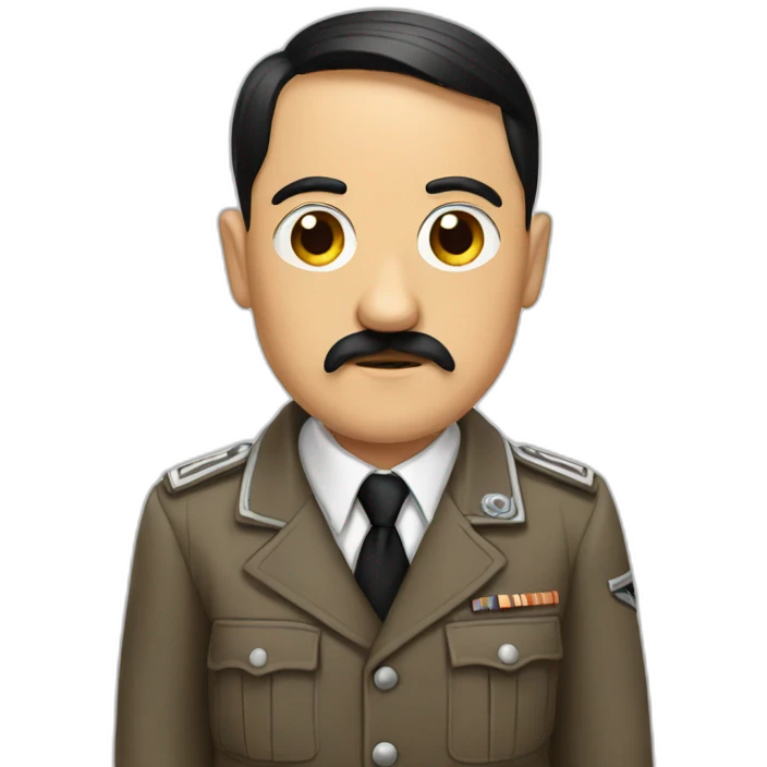 Hitler en robe emoji