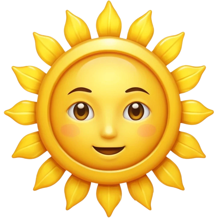 sun without a face emoji