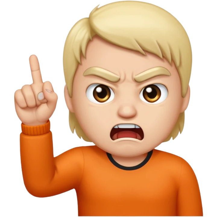 dash face with middle finger emoji