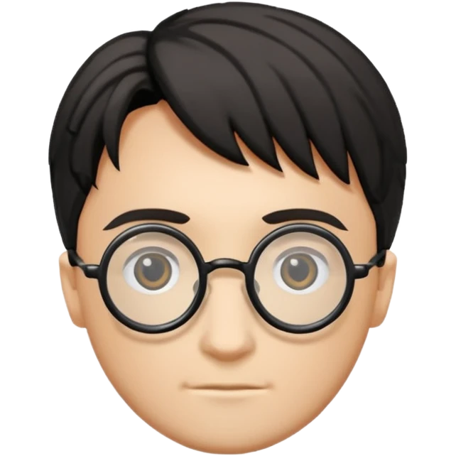 glasses with harry potter style emoji
