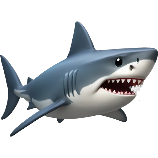 Super shark emoji