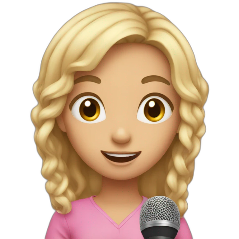girls at karaoke emoji