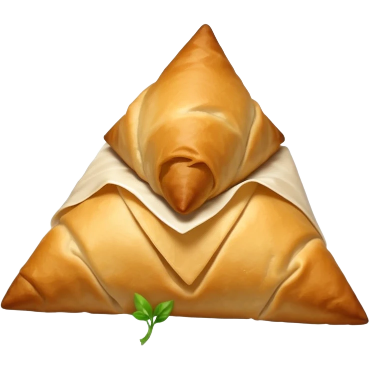 samosa with steam emoji