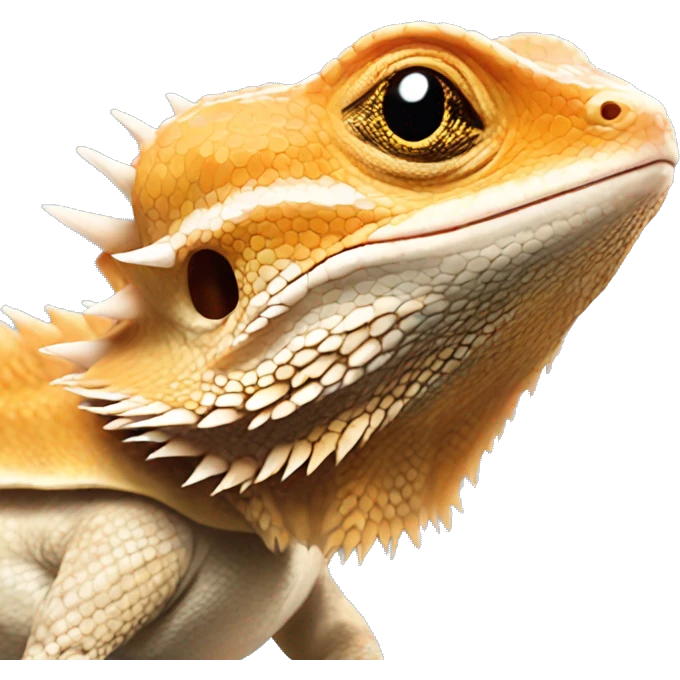 a cute bearded dragon emoji