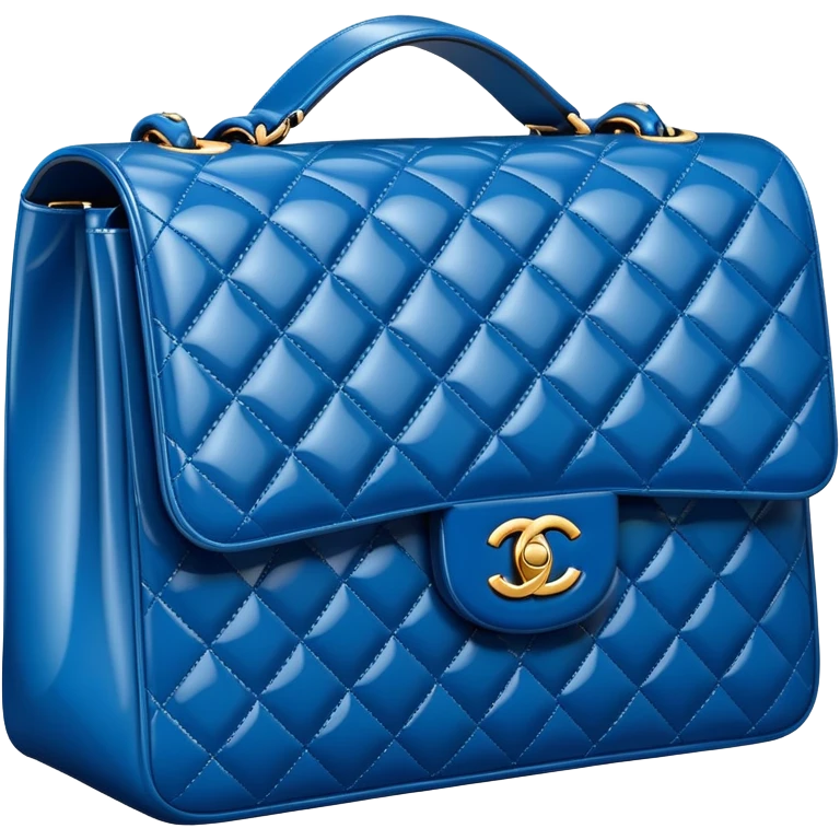 Blue chanel bag emoji
