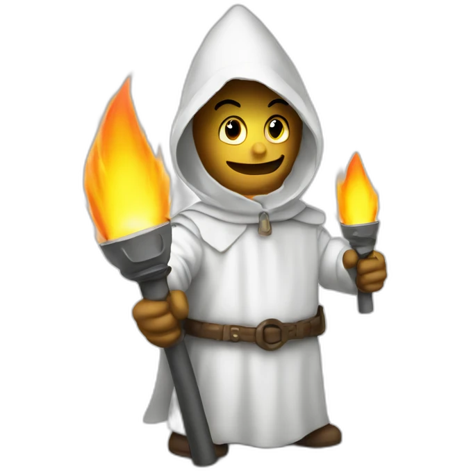 kkk enjoyer with torch emoji