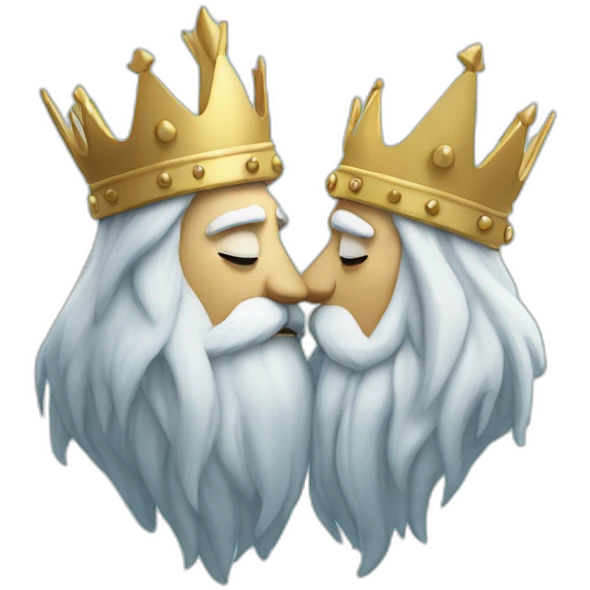 ice king kissing emoji