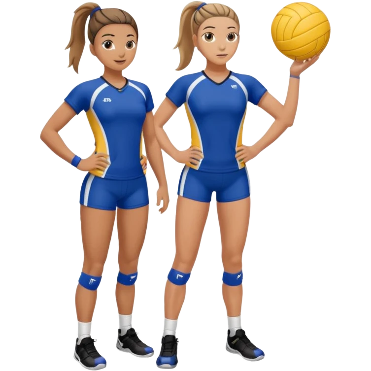 volleyball girl full body emoji