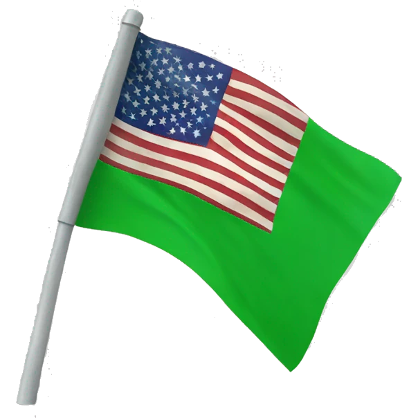 Green flag emoji