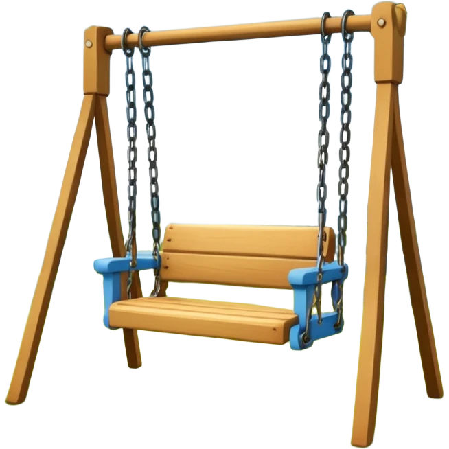 Swing in public park emoji