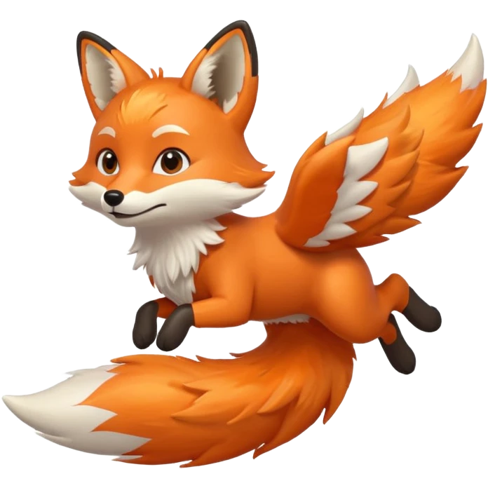 fox flying emoji