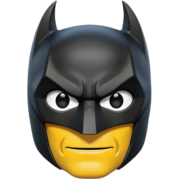 Make a emoji of batman logo emoji