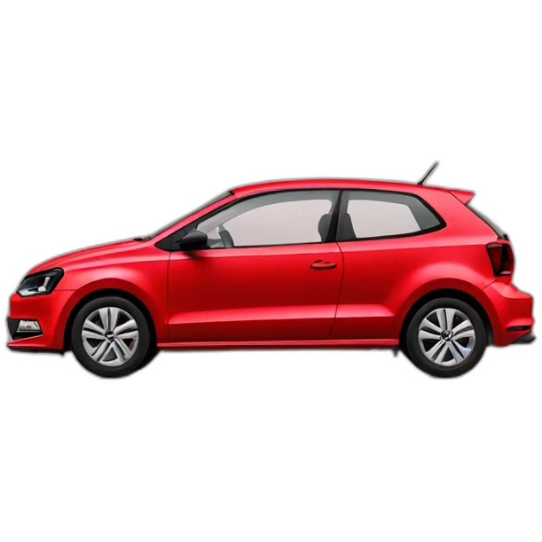 volkswagen Polo red emoji