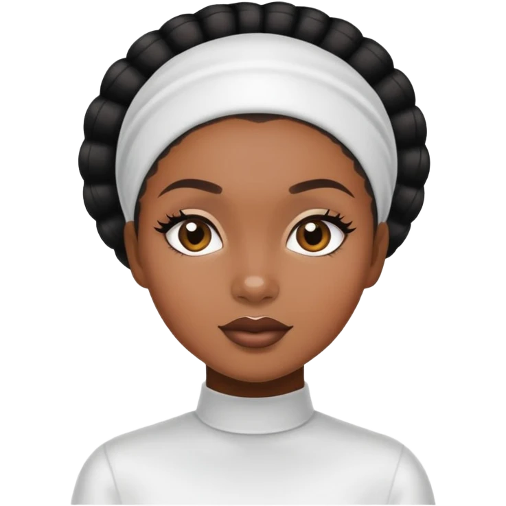 Black girl at hair salon  emoji