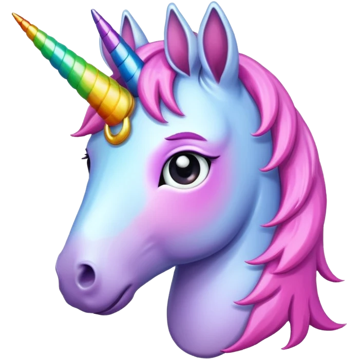 sad unicorn emoji