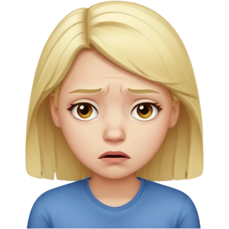 frustrated girl emoji