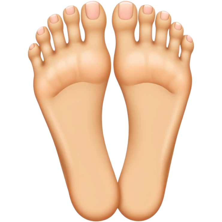 Foot with 100 toes. emoji