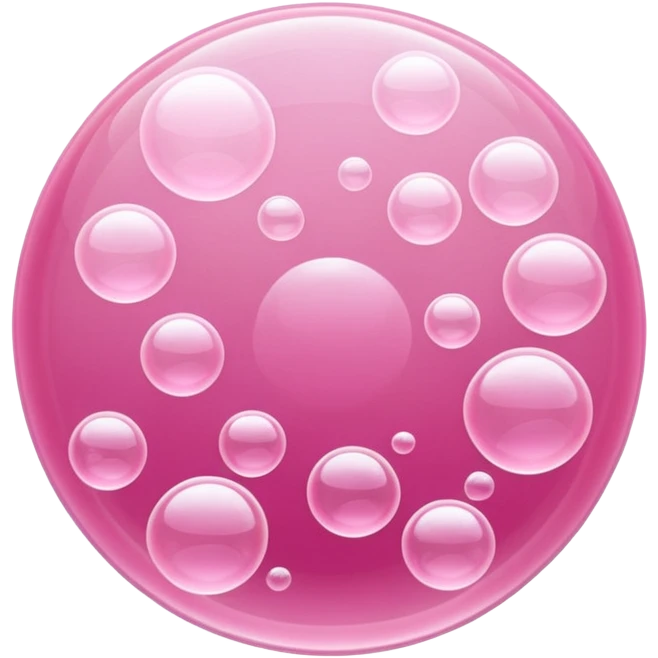 pink bubbles emoji