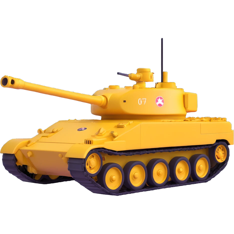 Type 90 tank front angle emoji