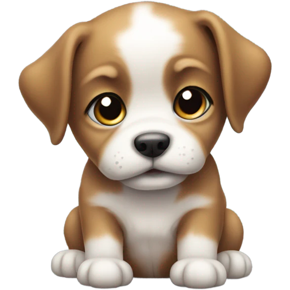 little cute puppy emoji