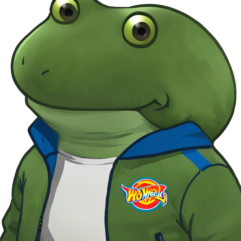 wearing a hot wheels jacket emoji