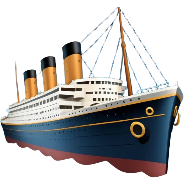 titanic tragic emoji