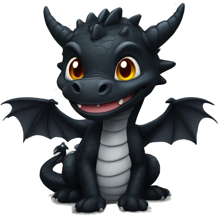 black dragon emoji