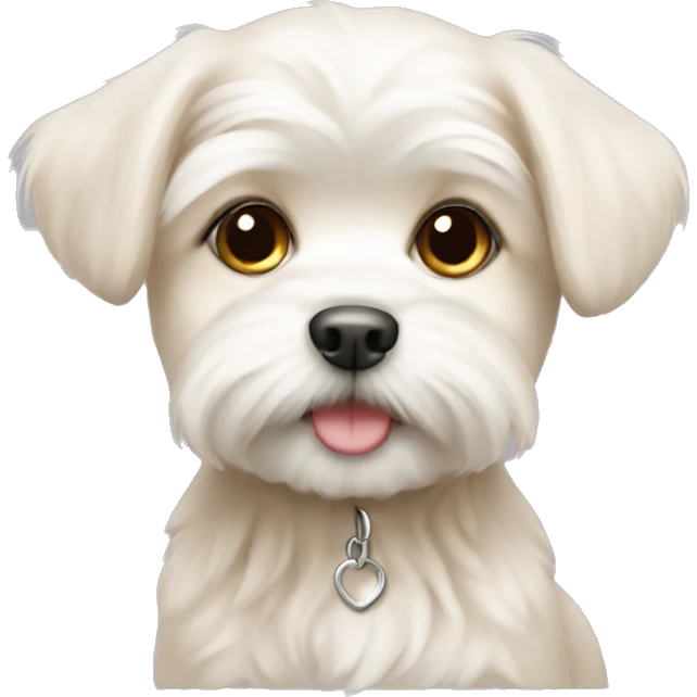 maltese puppy beige emoji