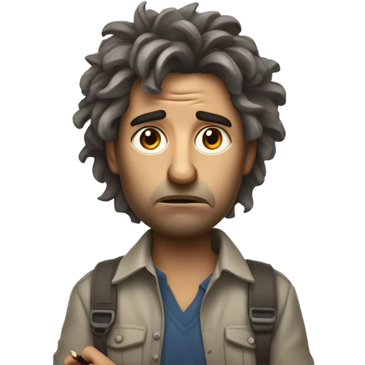 Stressed resident emoji