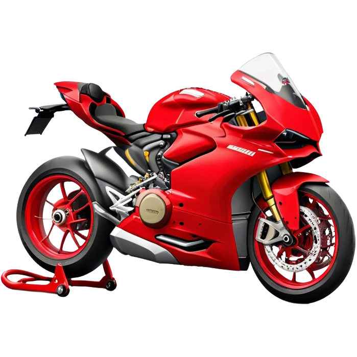 Ducati Panigale (Sportbike) - Ducati Panigale V4 (Model Year: 2022) (Iconic colour: Red) emoji