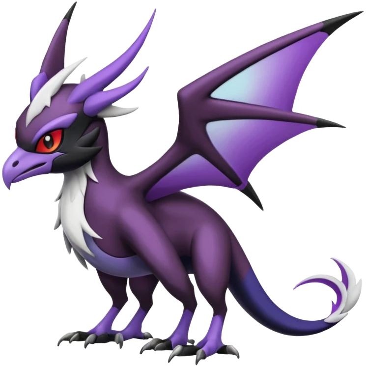 Noibat-Noivern-Silvally-Fakémon-hybrid-creature (full body)  emoji